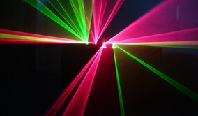 Laser rood/groen 4koppig